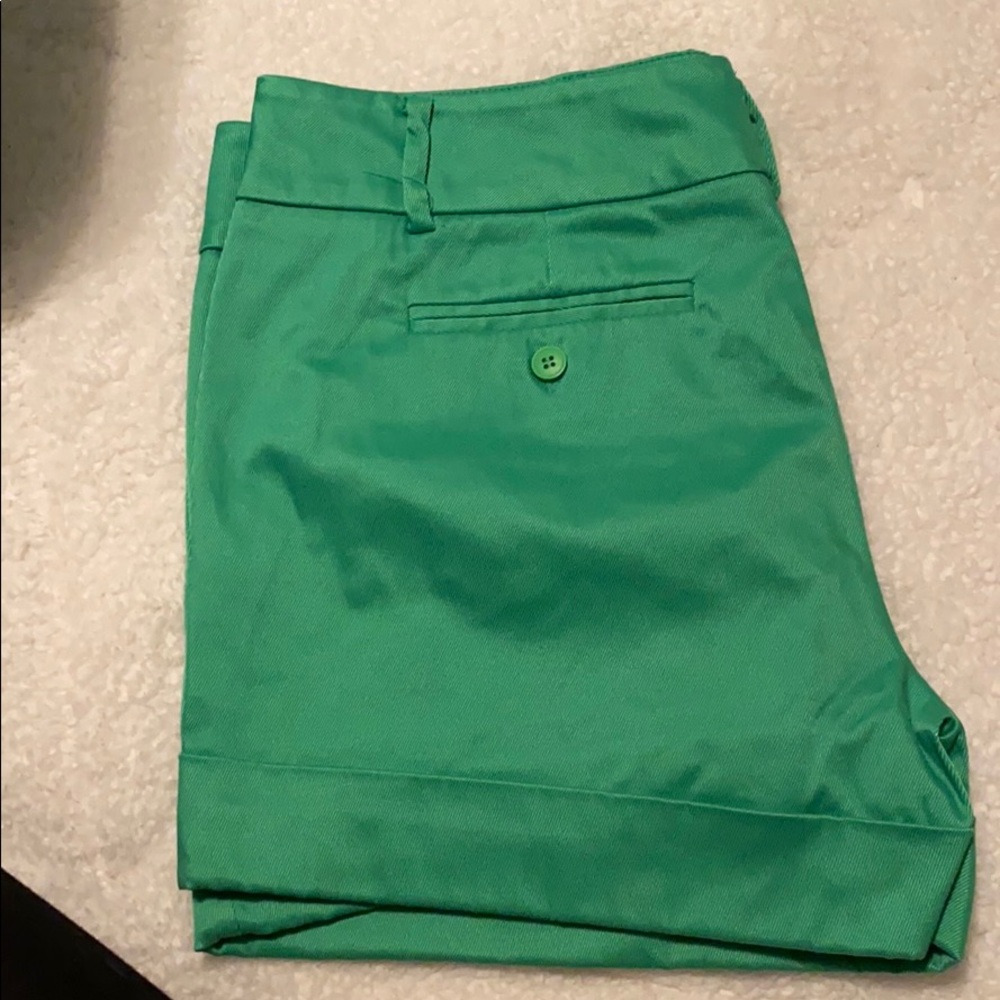 Green shorts